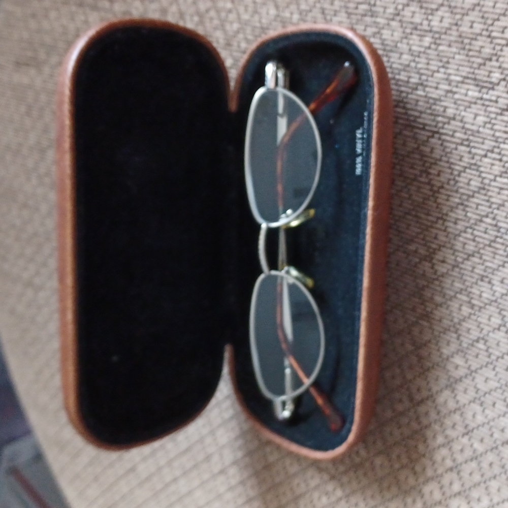 Reading glasses & case